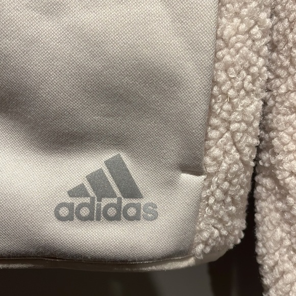NWT ADIDAS WMNS FULL ZIP CROPPED FLEECE SIZE M - Picture 5 of 13